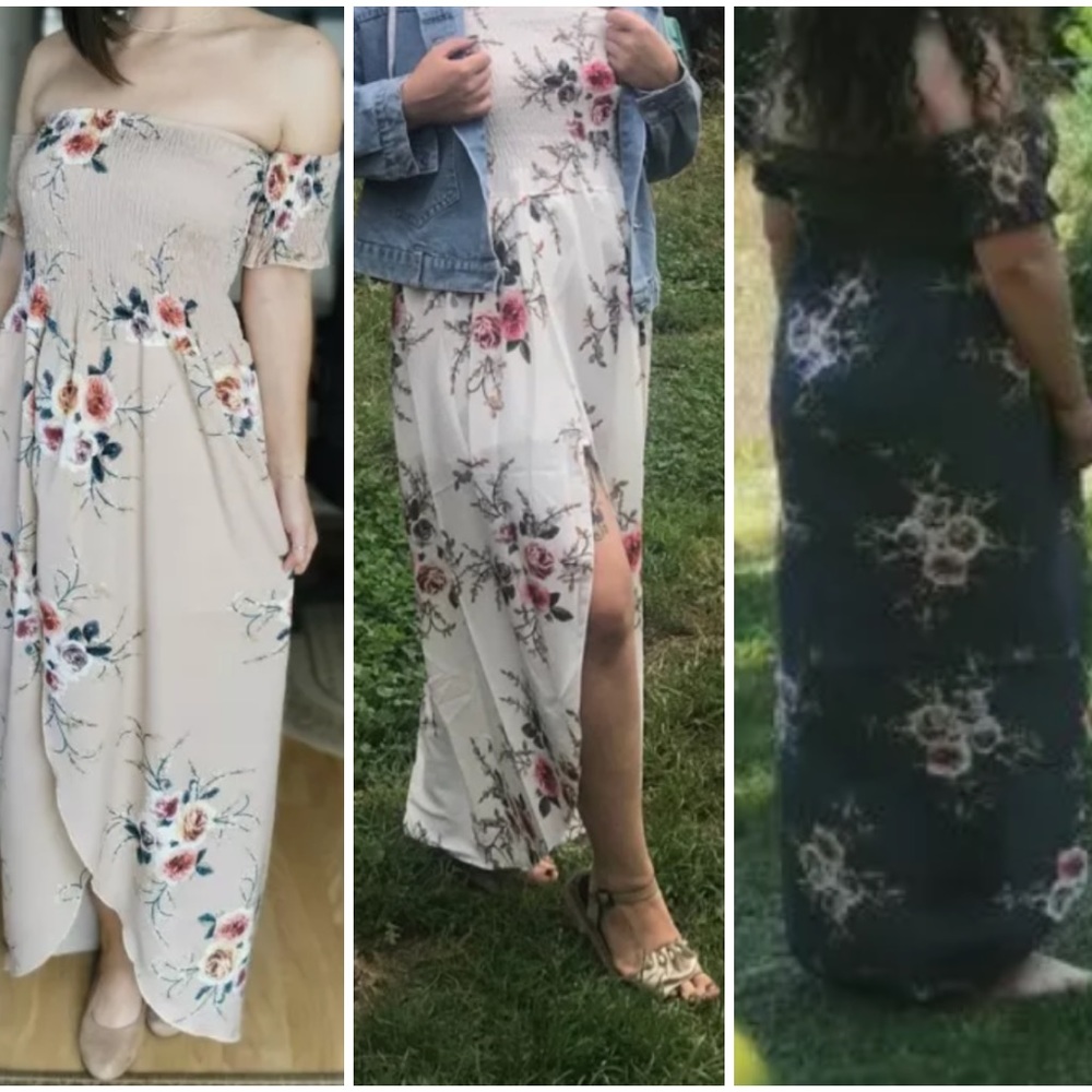 NWT size S-5XL FLORAL MAXI DRESS - Picture 8 of 10